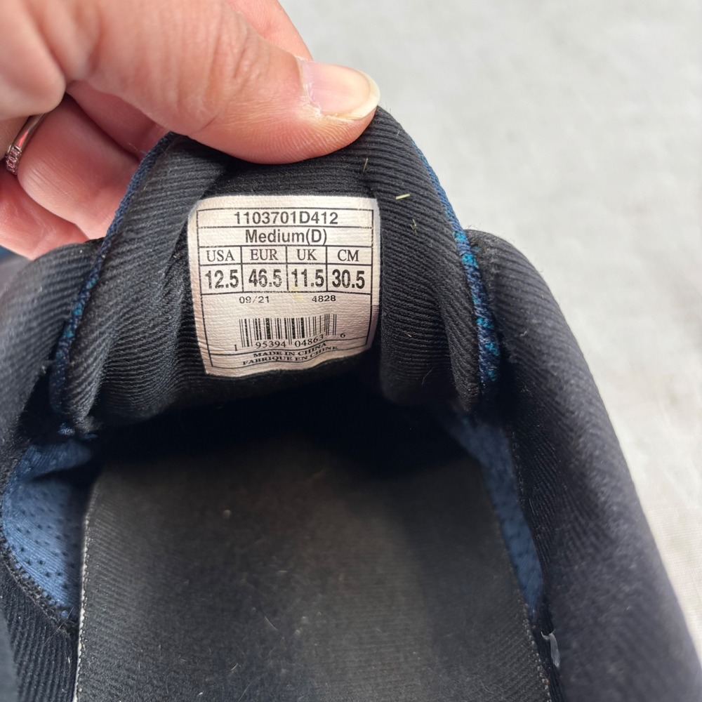Brooks Levitate 5 Running Shoes Blue Black Silver Mesh Sneaker Men's Size 12.5 - Picture 10 of 12
